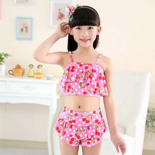 Maillot de bain fille en polyester - Ref 2548673