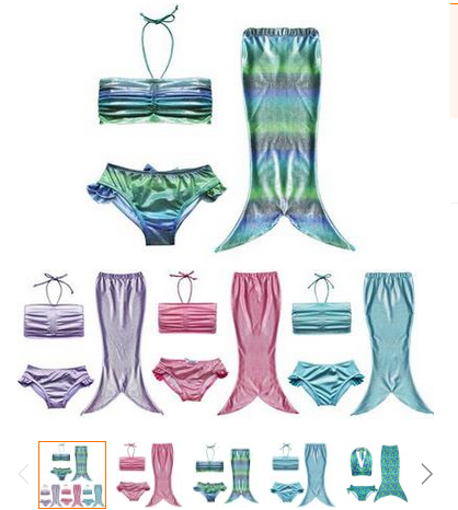 Maillot de bain fille en nylon - Ref 2548694