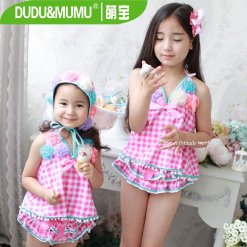 Maillot de bain fille DUDUAMPMUMU en nylon - Ref 2548759