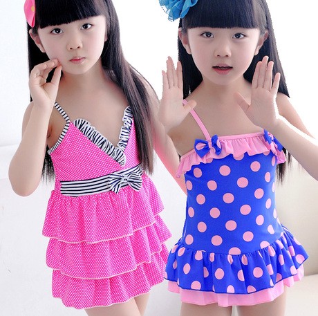 Maillot de bain fille en nylon - Ref 2548778