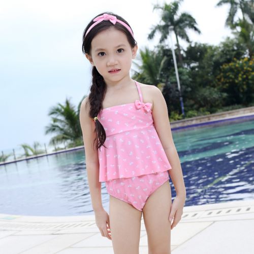 Maillot de bain fille en nylon - Ref 2548780