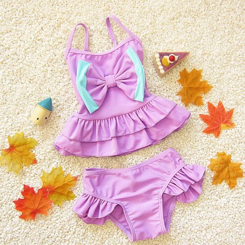 Maillot de bain fille en polyester - Ref 2548789