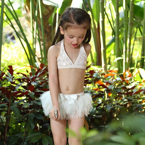 Maillot de bain fille MOMASONG en nylon - Ref 2548794