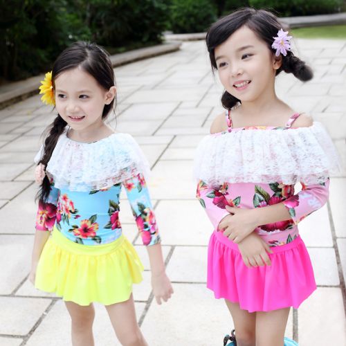 Maillot de bain fille en nylon - Ref 2548866