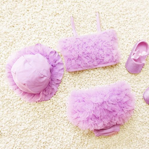 Maillot de bain fille en nylon - Ref 2548868