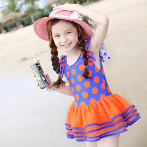 Maillot de bain fille en nylon - Ref 2548873