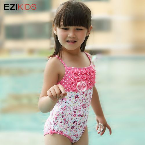 Maillot de bain fille en nylon - Ref 2548874