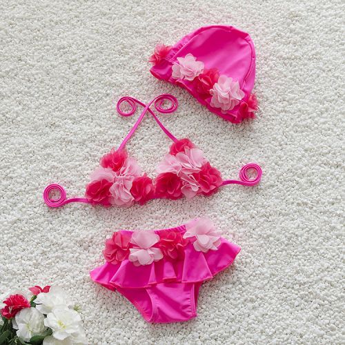 Maillot de bain fille en nylon - Ref 2548876