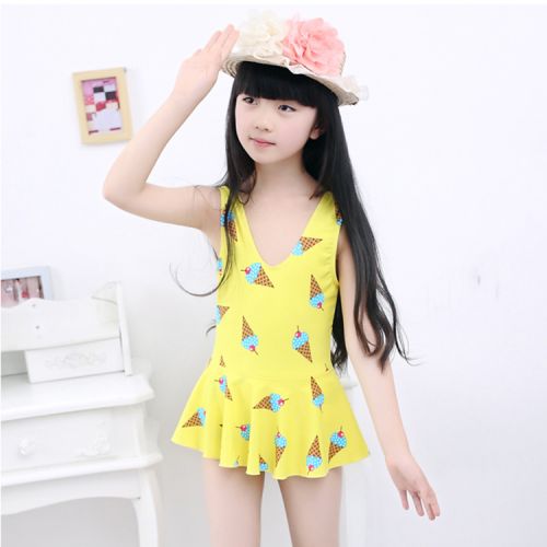 Maillot de bain fille en nylon - Ref 2548894