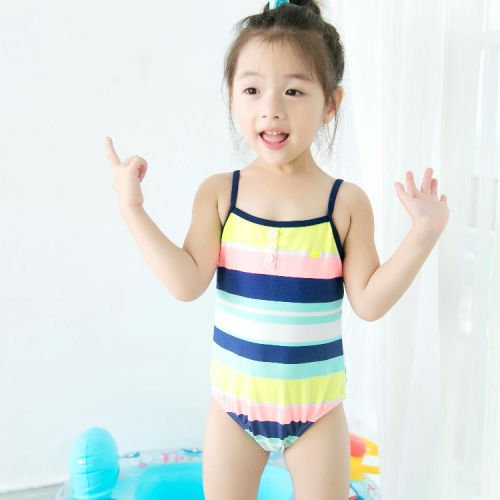 Maillot de bain fille AULAC en nylon - Ref 2548899