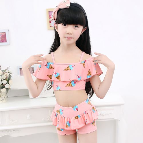 Maillot de bain fille en nylon - Ref 2548911