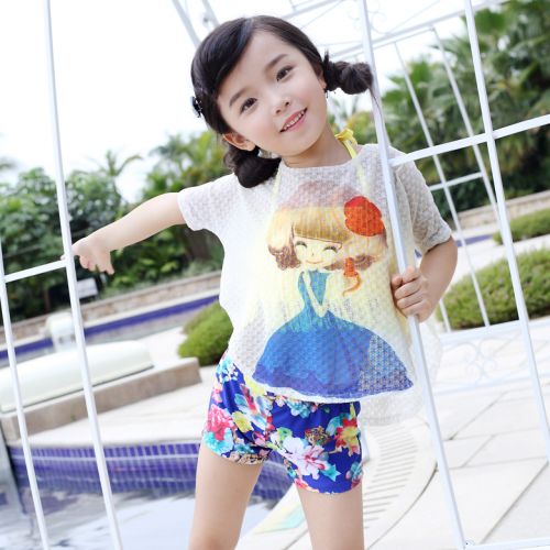 Maillot de bain fille en nylon - Ref 2548995