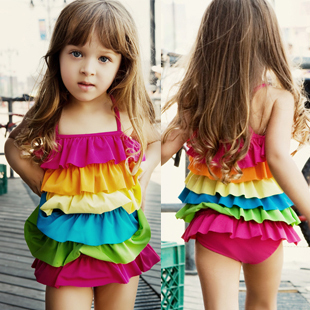 Maillot de bain fille en nylon - Ref 2549007