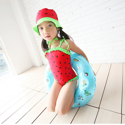 Maillot de bain fille ICESAND en nylon - Ref 2549048