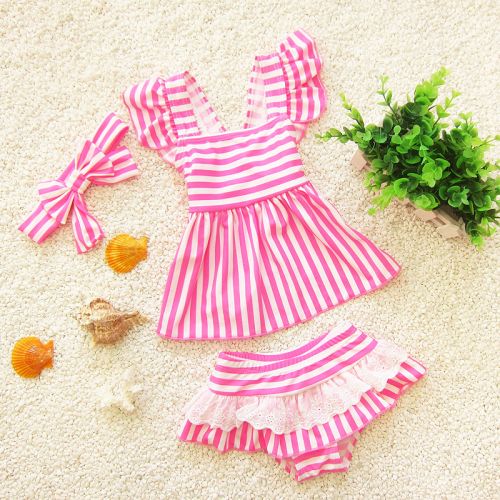 Maillot de bain fille en nylon - Ref 2549059