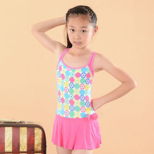 Maillot de bain fille en polyester - Ref 2549108