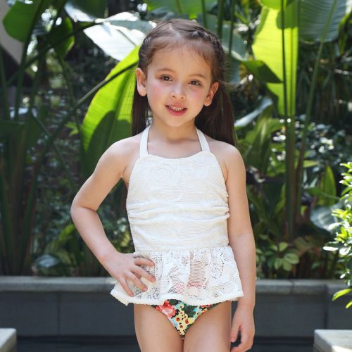Maillot de bain fille en nylon - Ref 2549125