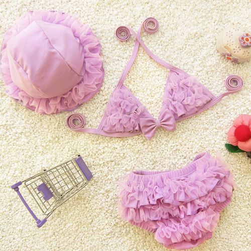 Maillot de bain fille en nylon - Ref 2549146