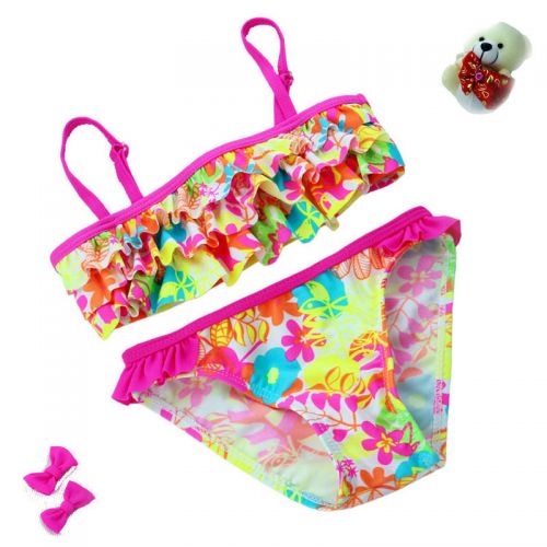 Maillot de bain fille en nylon - Ref 2549159