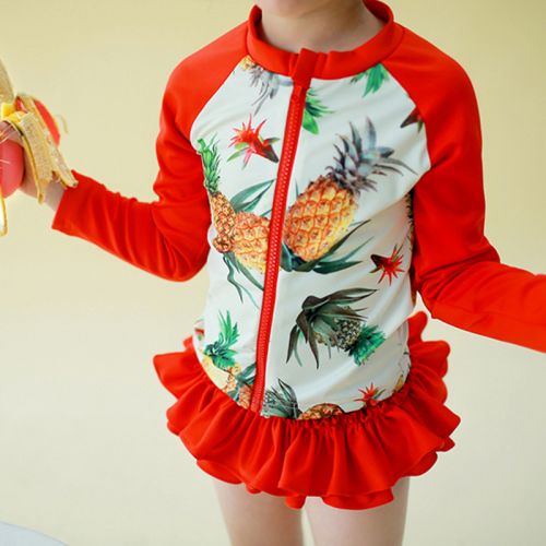 Maillot de bain fille en nylon - Ref 2549166