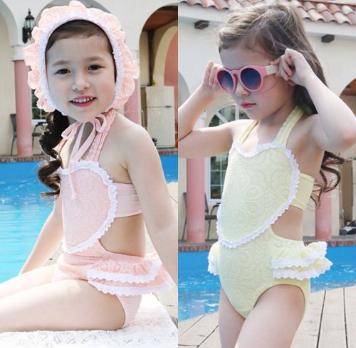 Maillot de bain fille MEI HUI en nylon - Ref 2549168