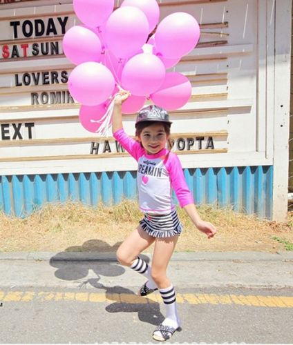 Maillot de bain fille en nylon - Ref 2549190