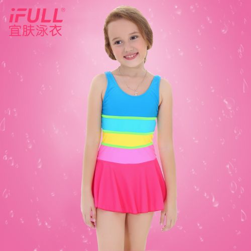 Maillot de bain fille en nylon - Ref 2549234