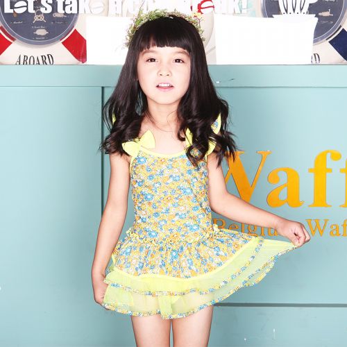 Maillot de bain fille en nylon - Ref 2549263