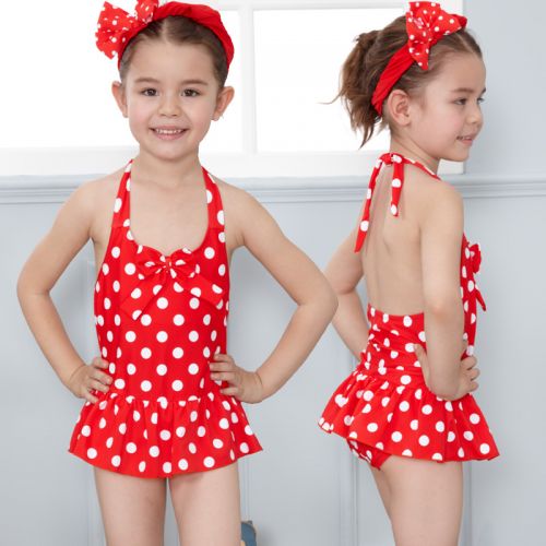 Maillot de bain fille en nylon - Ref 2549264