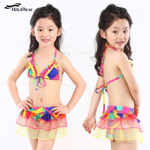Maillot de bain fille en nylon - Ref 2549272