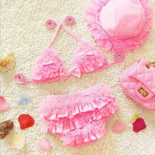 Maillot de bain fille en nylon - Ref 2549274