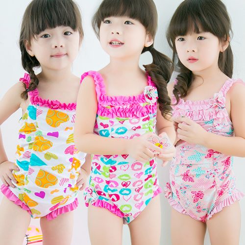 Maillot de bain fille AU LAC en nylon - Ref 2549345