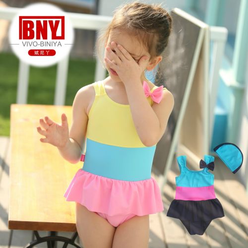 Maillot de bain fille VIVO BINIYA en nylon - Ref 2549349