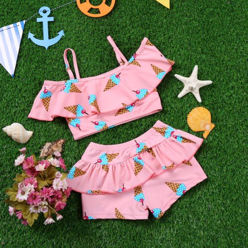 Maillot de bain fille en nylon - Ref 2549373