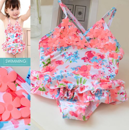 Maillot de bain fille en nylon - Ref 2549382