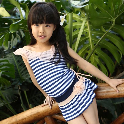 Maillot de bain fille en nylon - Ref 2549389