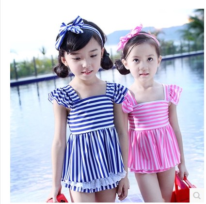Maillot de bain fille en nylon - Ref 2549423