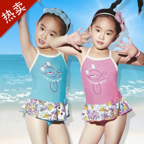 Maillot de bain fille en nylon - Ref 2549434