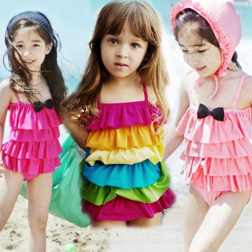 Maillot de bain fille en nylon - Ref 2549469