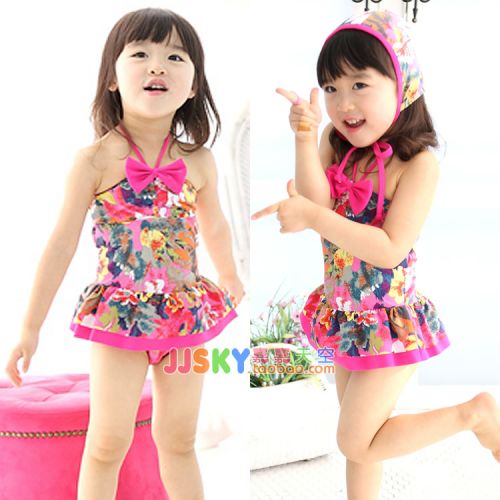 Maillot de bain fille en nylon - Ref 2549482