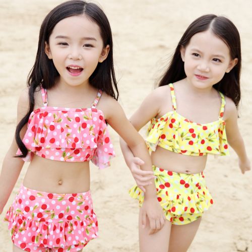 Maillot de bain fille en nylon - Ref 2549495