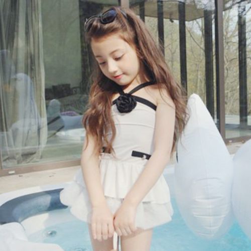 Maillot de bain fille en spandex - Ref 2549522