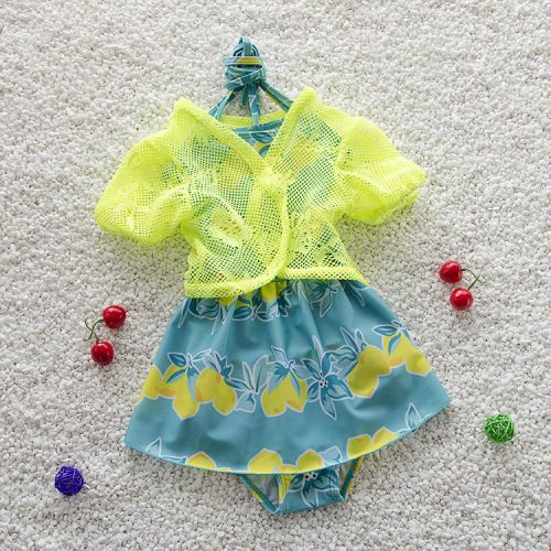 Maillot de bain fille en nylon - Ref 2549542