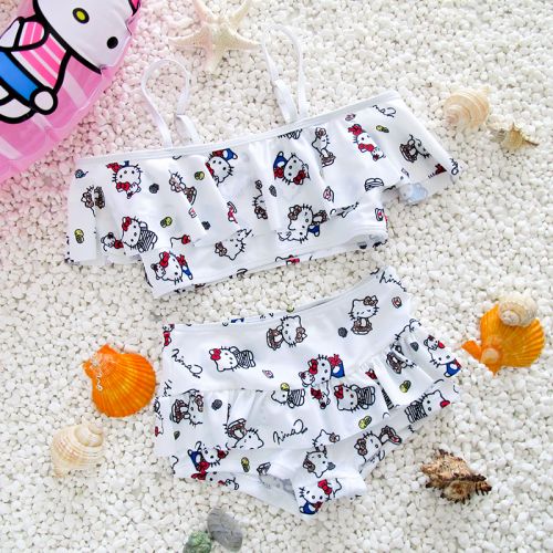 Maillot de bain fille en nylon - Ref 2549566