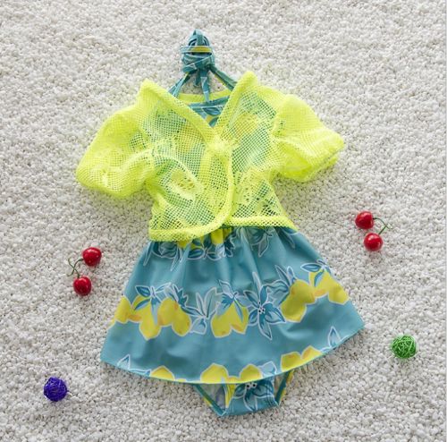 Maillot de bain fille en nylon - Ref 2549579