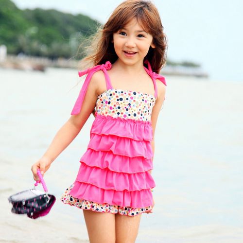 Maillot de bain fille en nylon - Ref 2549585