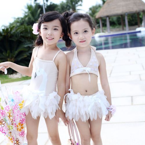 Maillot de bain fille en nylon - Ref 2549590