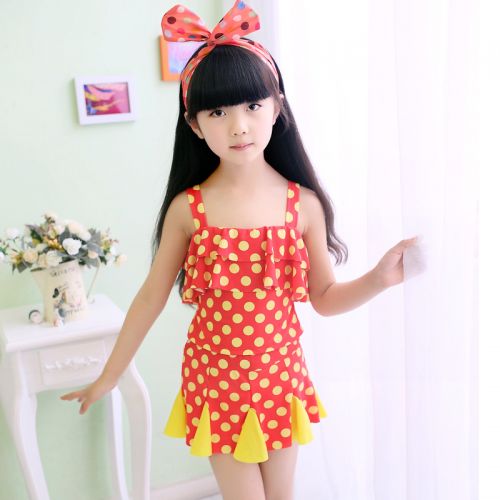 Maillot de bain fille en nylon - Ref 2549644