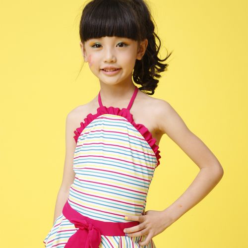 Maillot de bain fille SHINYSUN en nylon - Ref 2549652