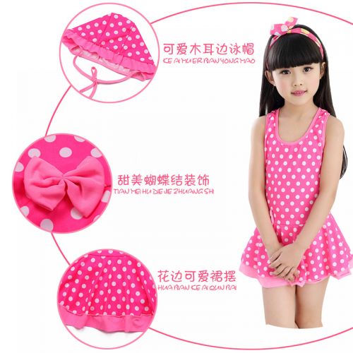Maillot de bain fille en polyester - Ref 2549664